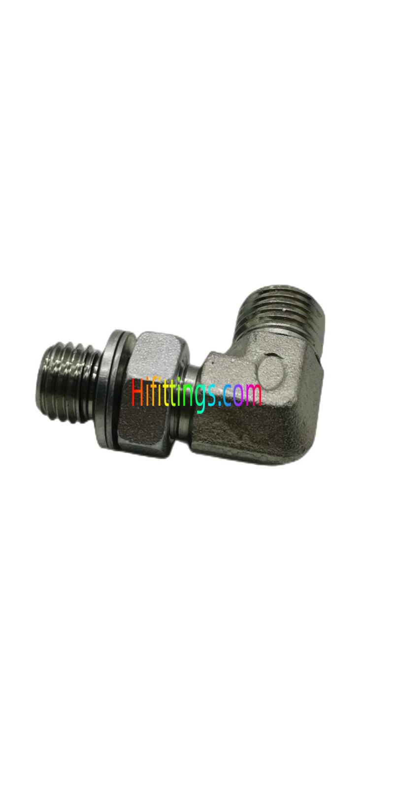 90° Elbow Metric Male Adjustable Stud End Bite Type Tube Fittings 1CH9-OG/1DH9-OG