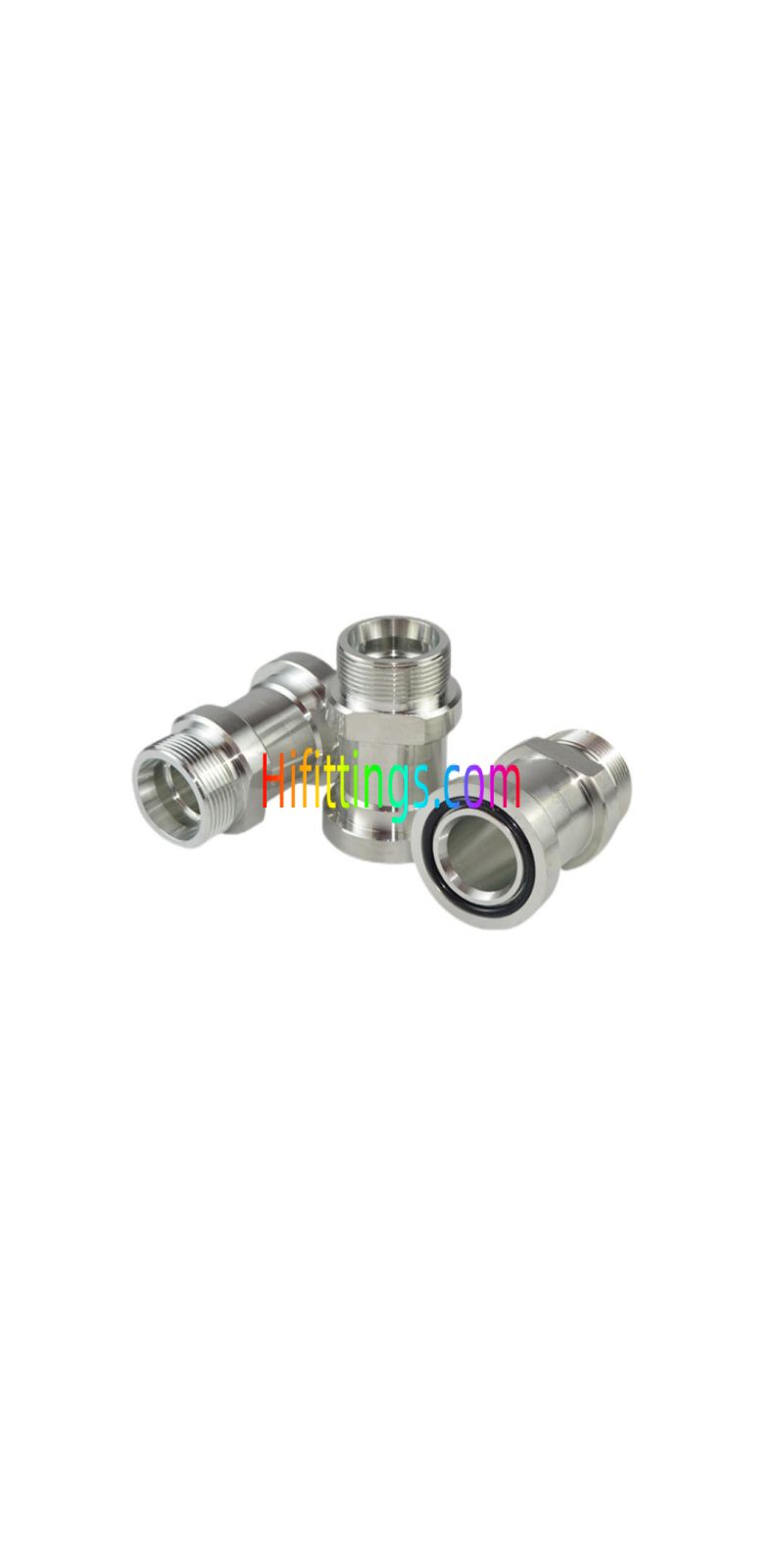 SAE H-Series Flange Metric Male Bite Type Adapter 1DFS