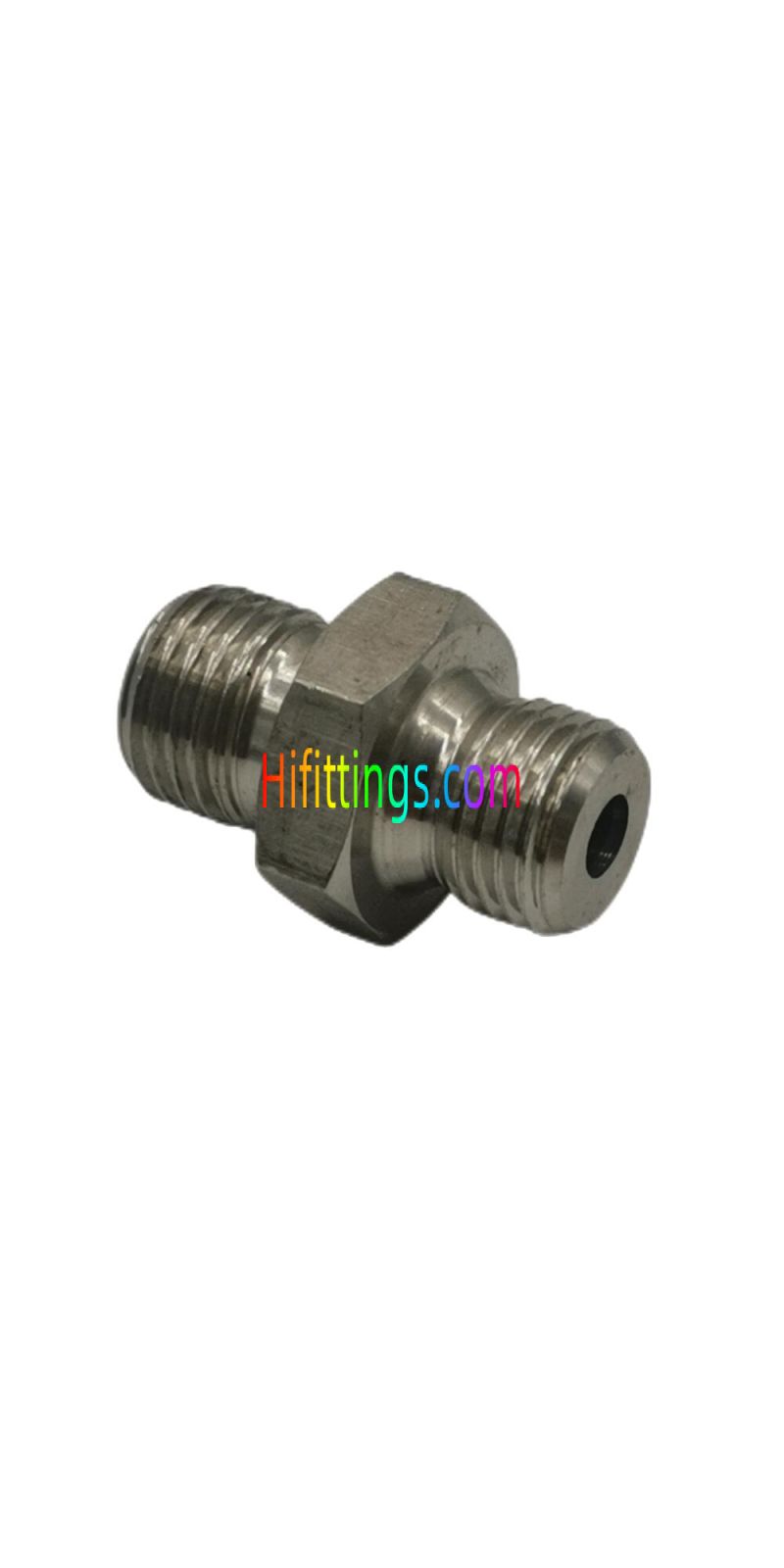 Straight Metric Male O-Ring Face Seal Fittings With Bonded Seal 1EL