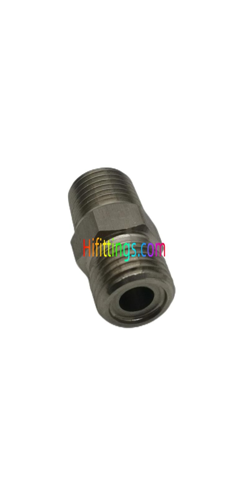 Straight BSPT Male Metric Male O-Ring Face Seal Fittings 1ET-SP