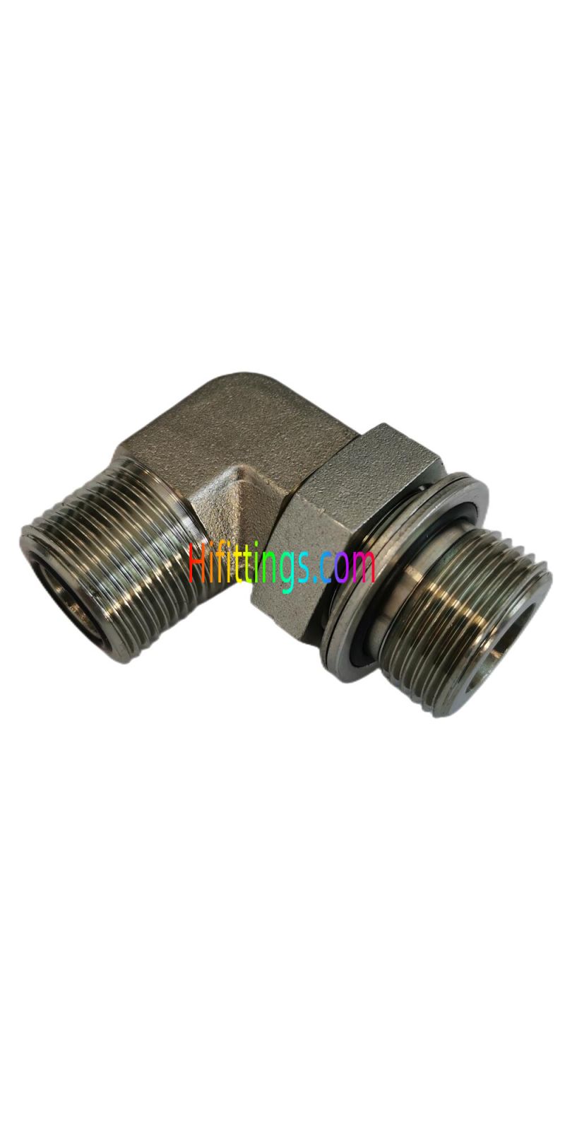 90°Elbow Metric Male Adjustable ORFS Male O-Ring Fitting 1FH9-OG