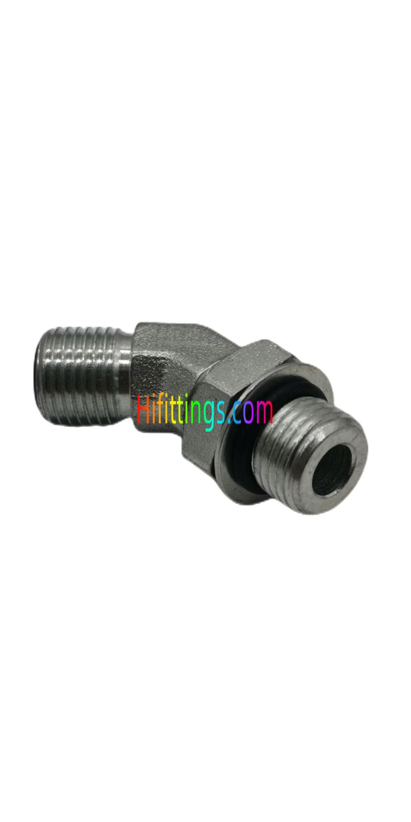 45° Elbow ORFS Male O-Ring SAE O-Ring Fittings 1FO4-OG