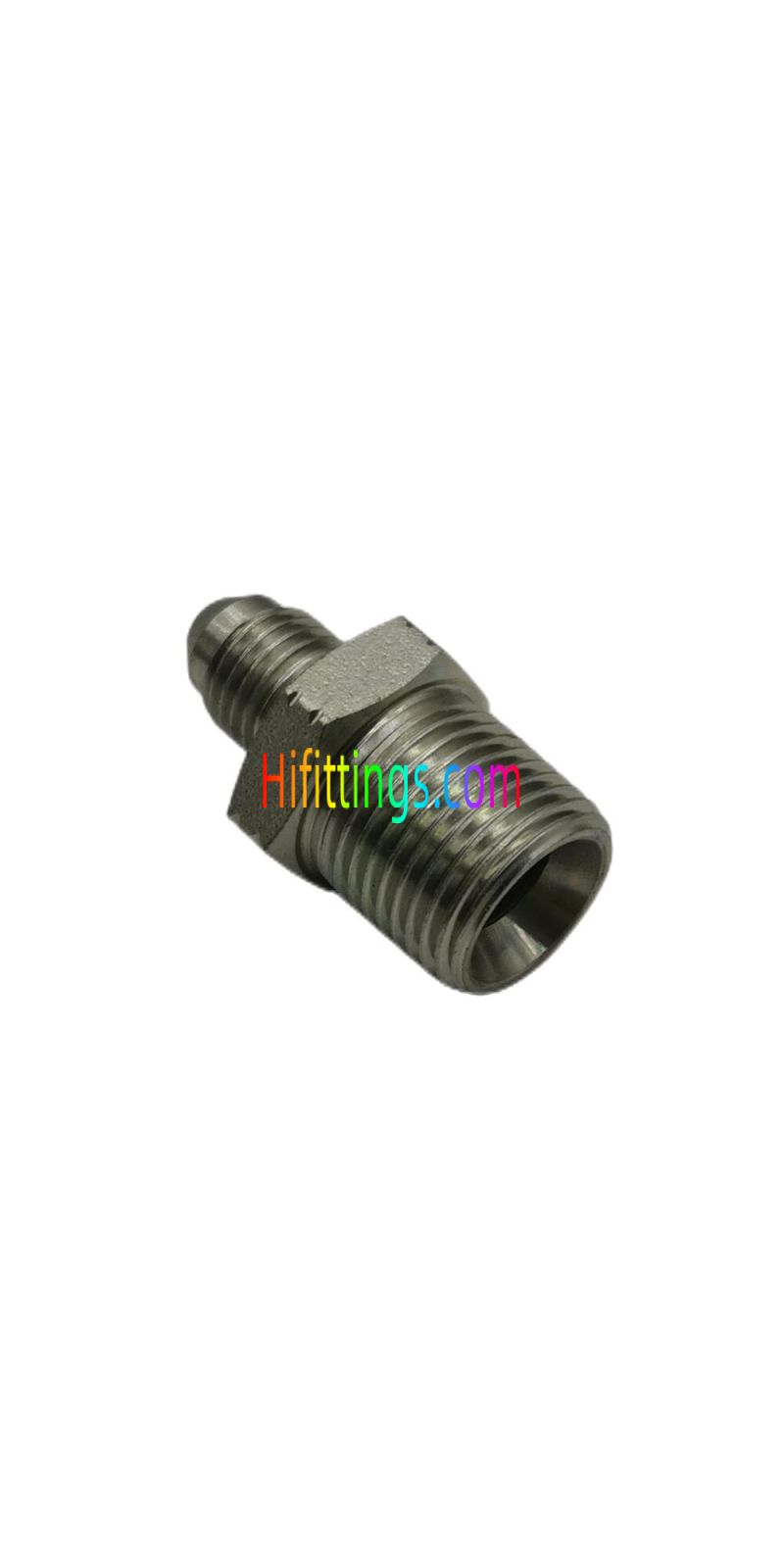 Straight NPT Male JIC Male 74° Cone Flared Tube Fittings 1JN