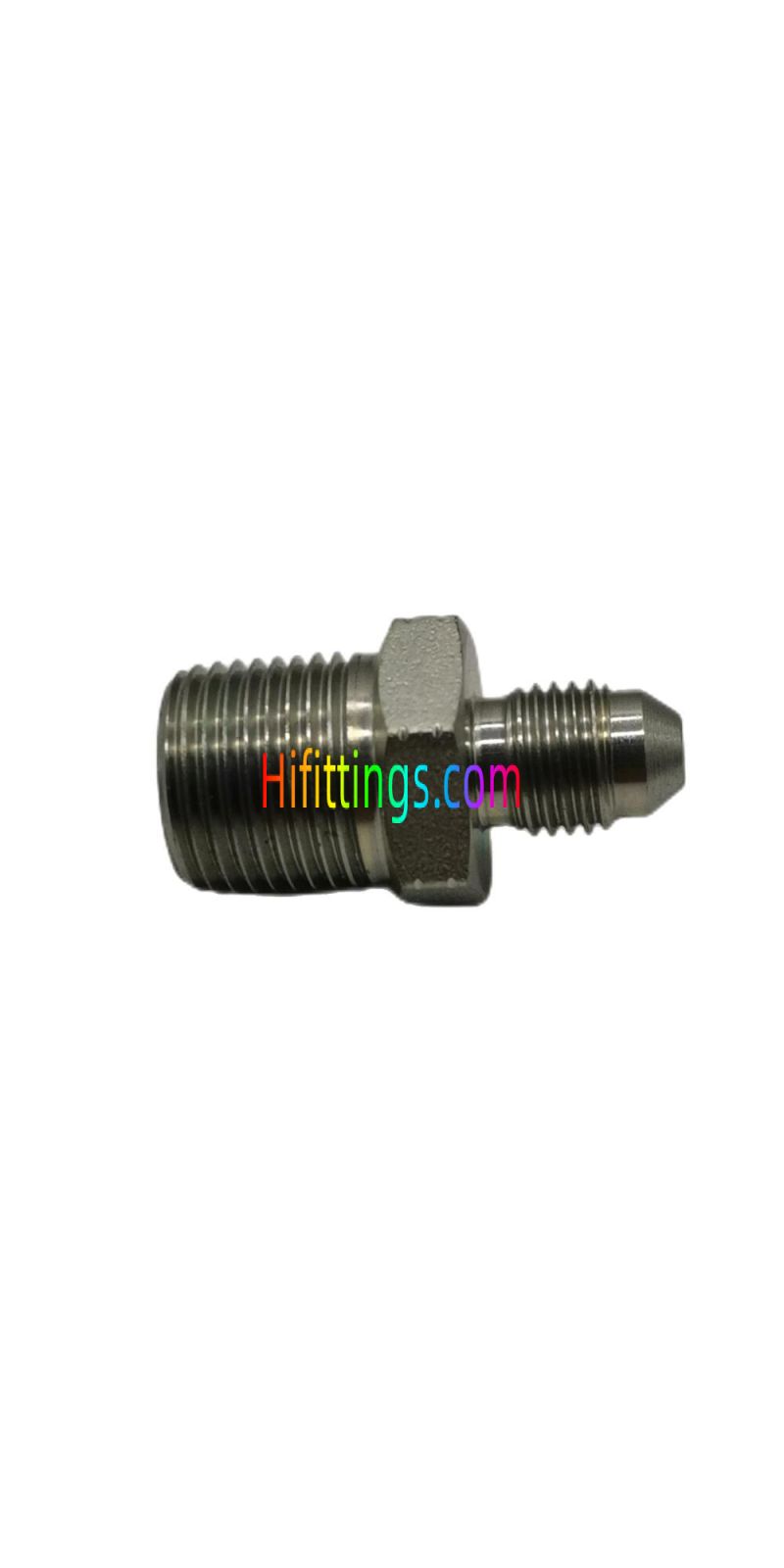 Straight NPT Male JIC Male 74° Cone Flared Tube Fittings 1JN