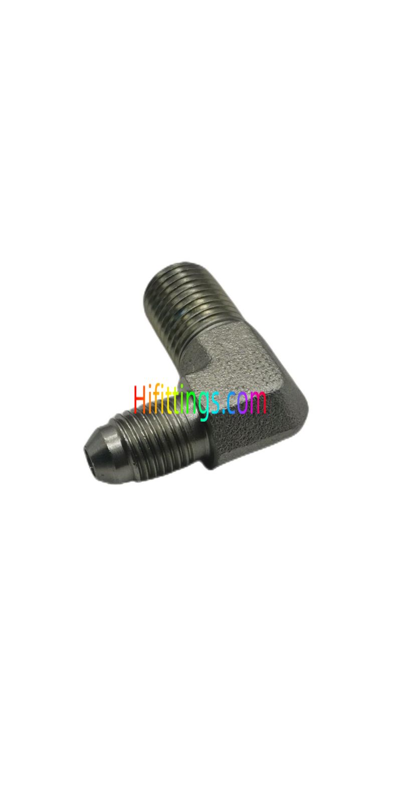 90° Elbow NPT Male JIC Male 74° Cone Flared Tube Fittings 1JN9