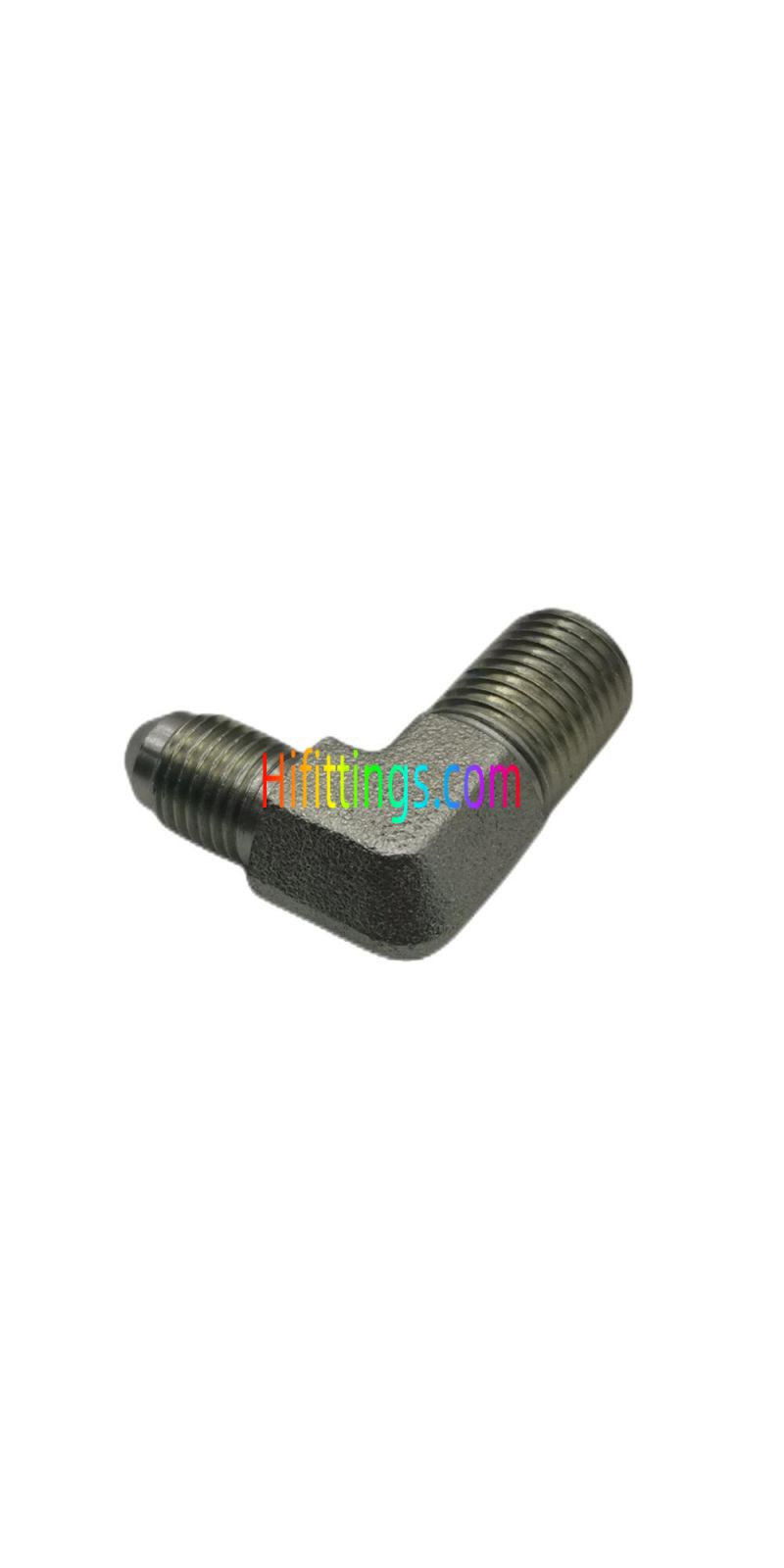 90° Elbow NPT Male JIC Male 74° Cone Flared Tube Fittings 1JN9