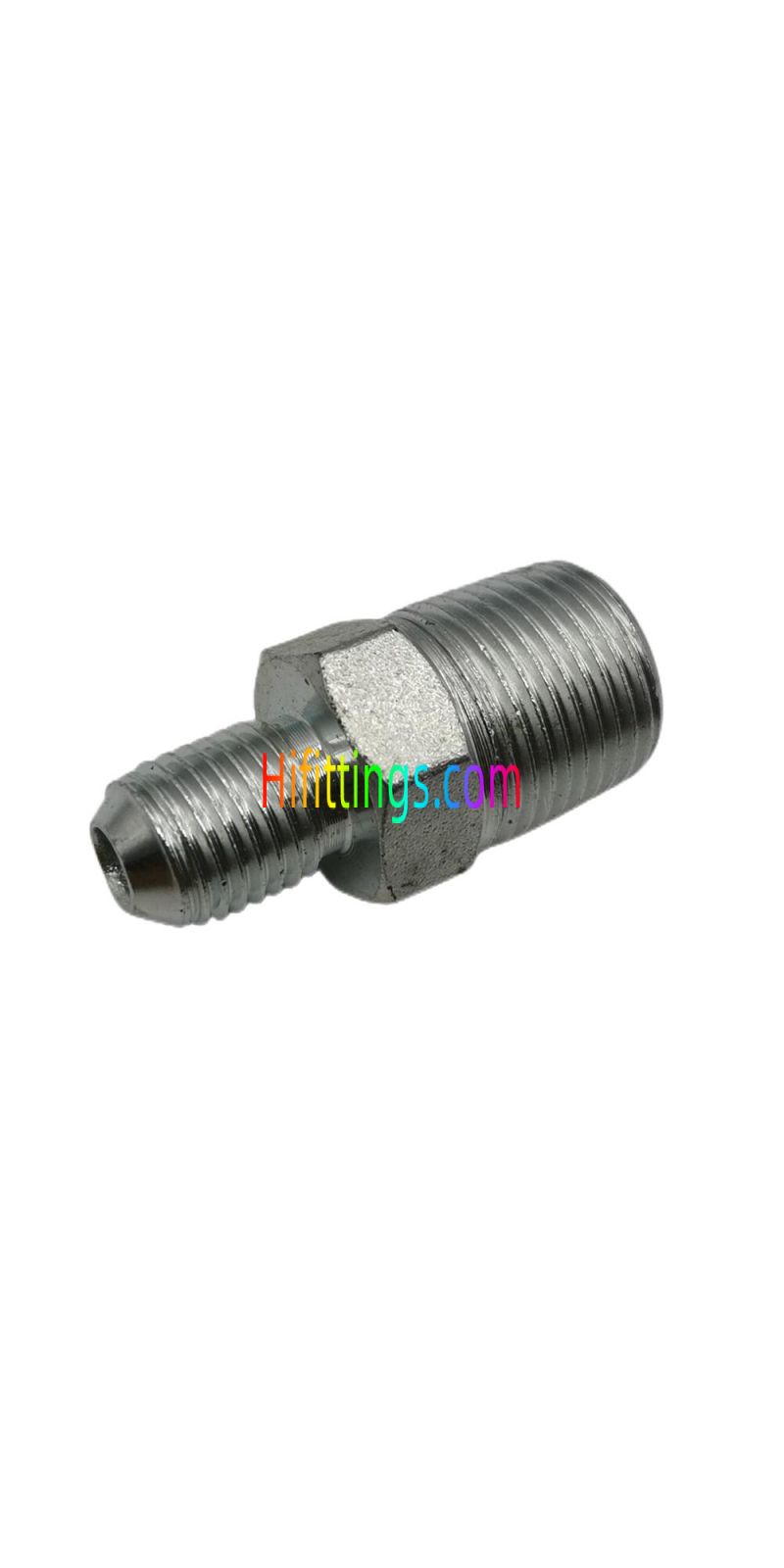 Straight BSPT Male JIC Male 74° Cone  Flared Tube Fittings 1JT-SP