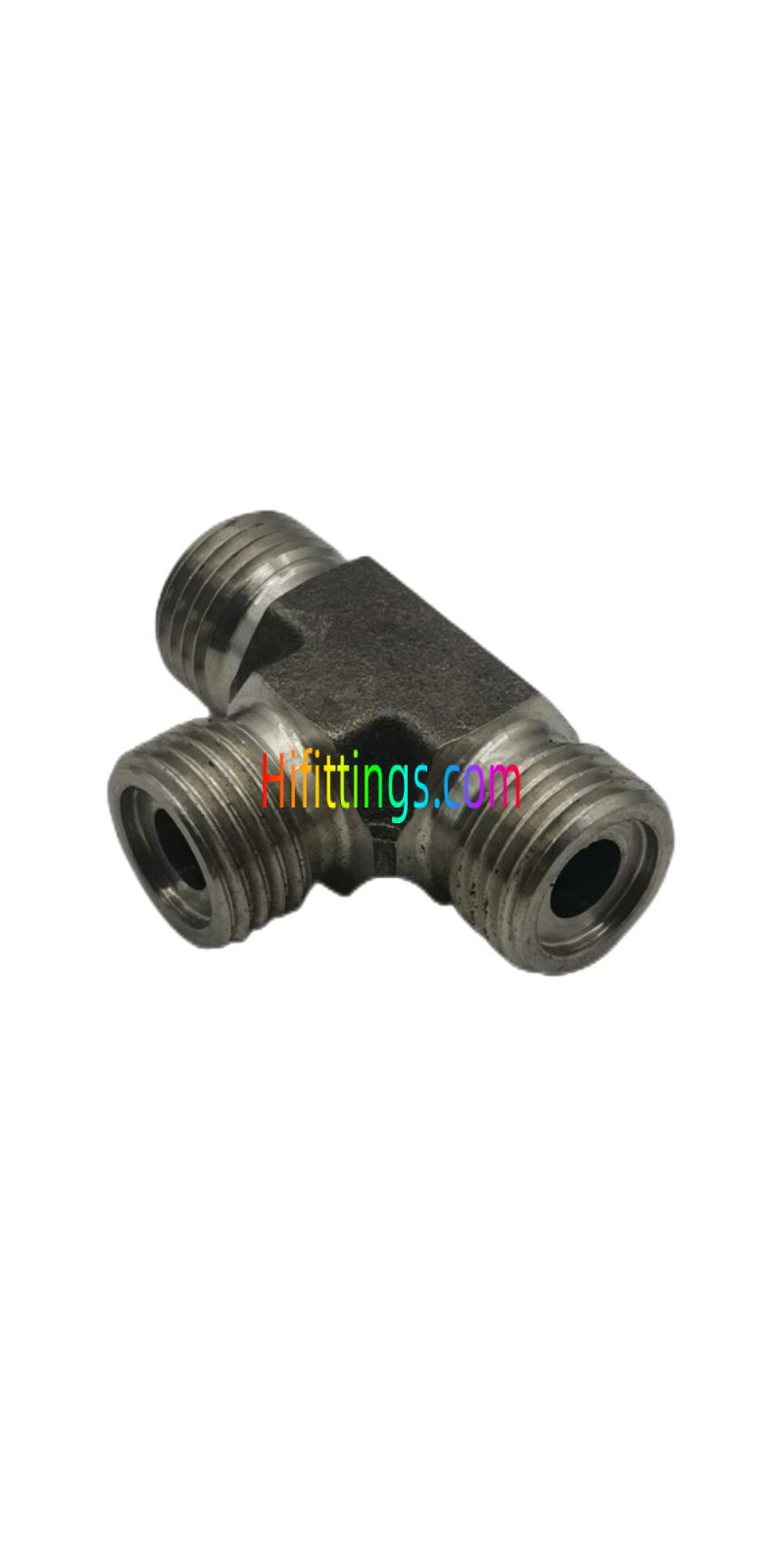Metric Male O-Ring Face Seal Tee Fittings AE