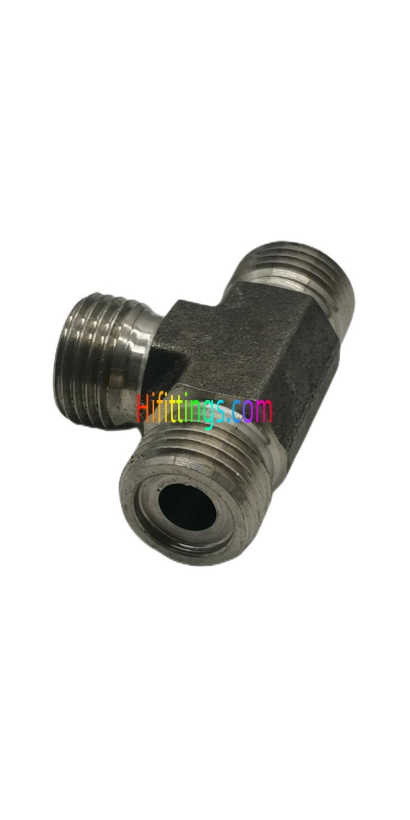 Metric Male O-Ring Face Seal Tee Fittings AE