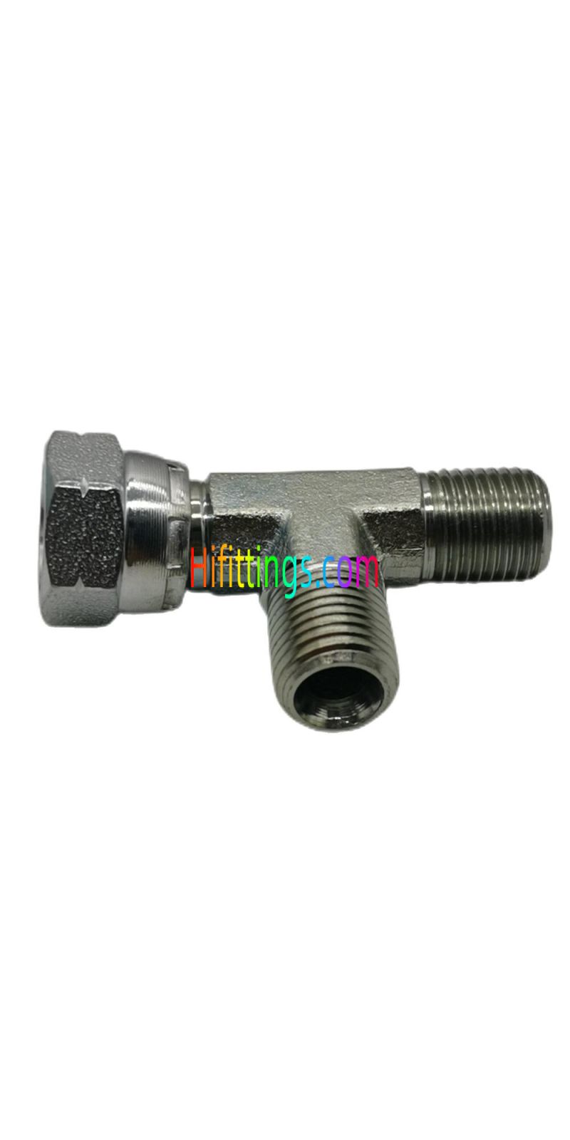 BSP Male 60° Seat BSP Female 60° Cone Run Tee Fittings CB