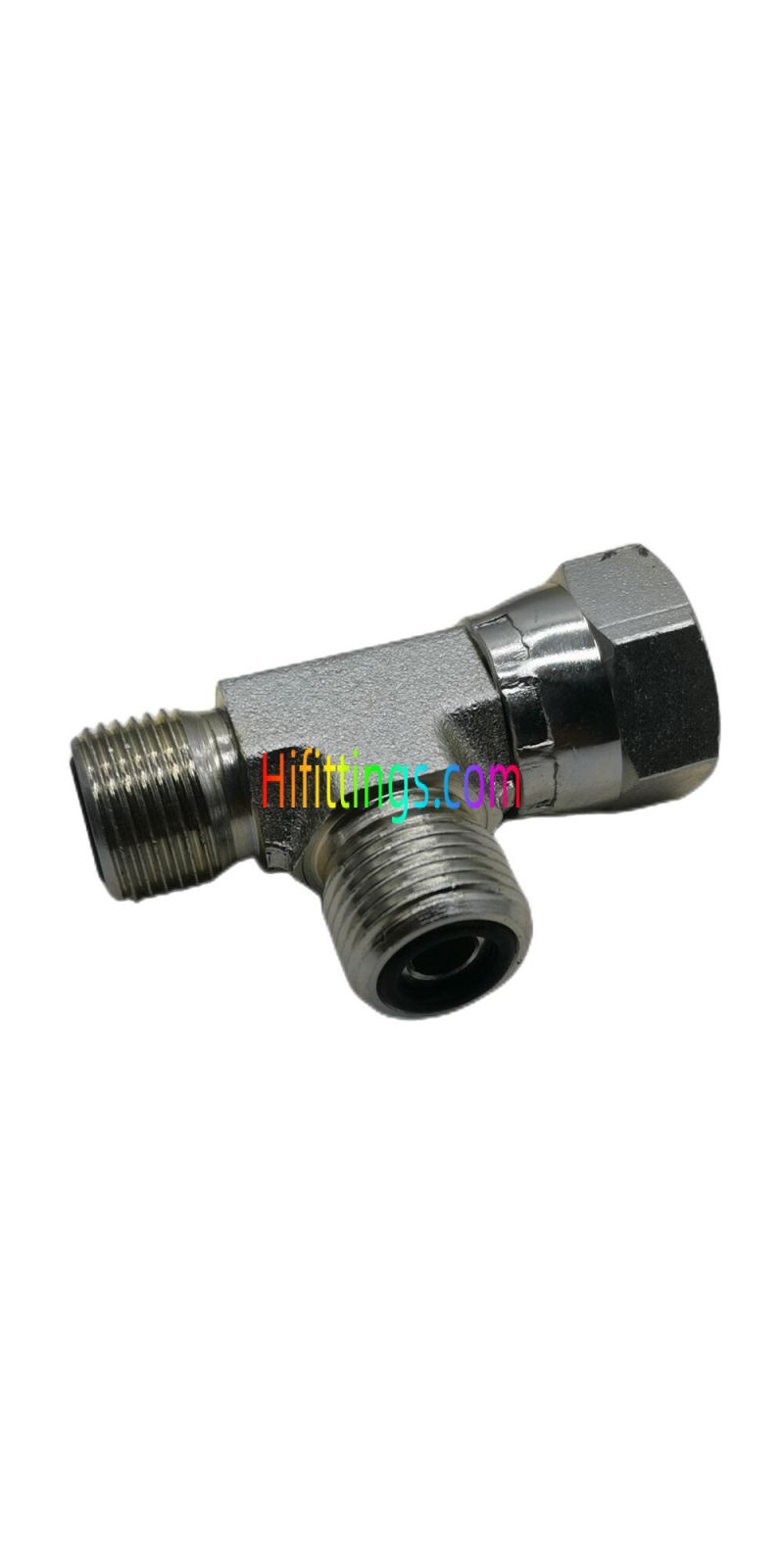 ORFS Male O-Ring ORFS Female Run Tee Fittings CF