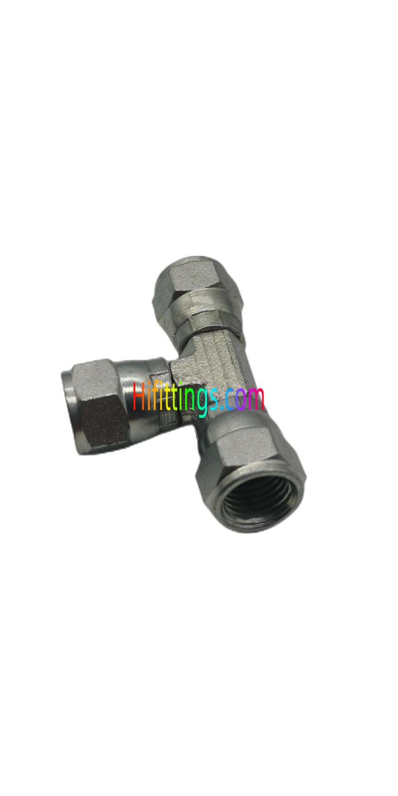 JIC Female 74° Seat Tee Flared Swivel Tube Fittings DJ