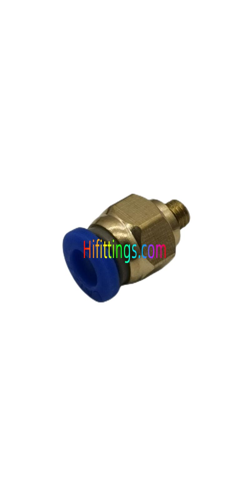 Male Connector Pneumatic Push-In Fitting PC