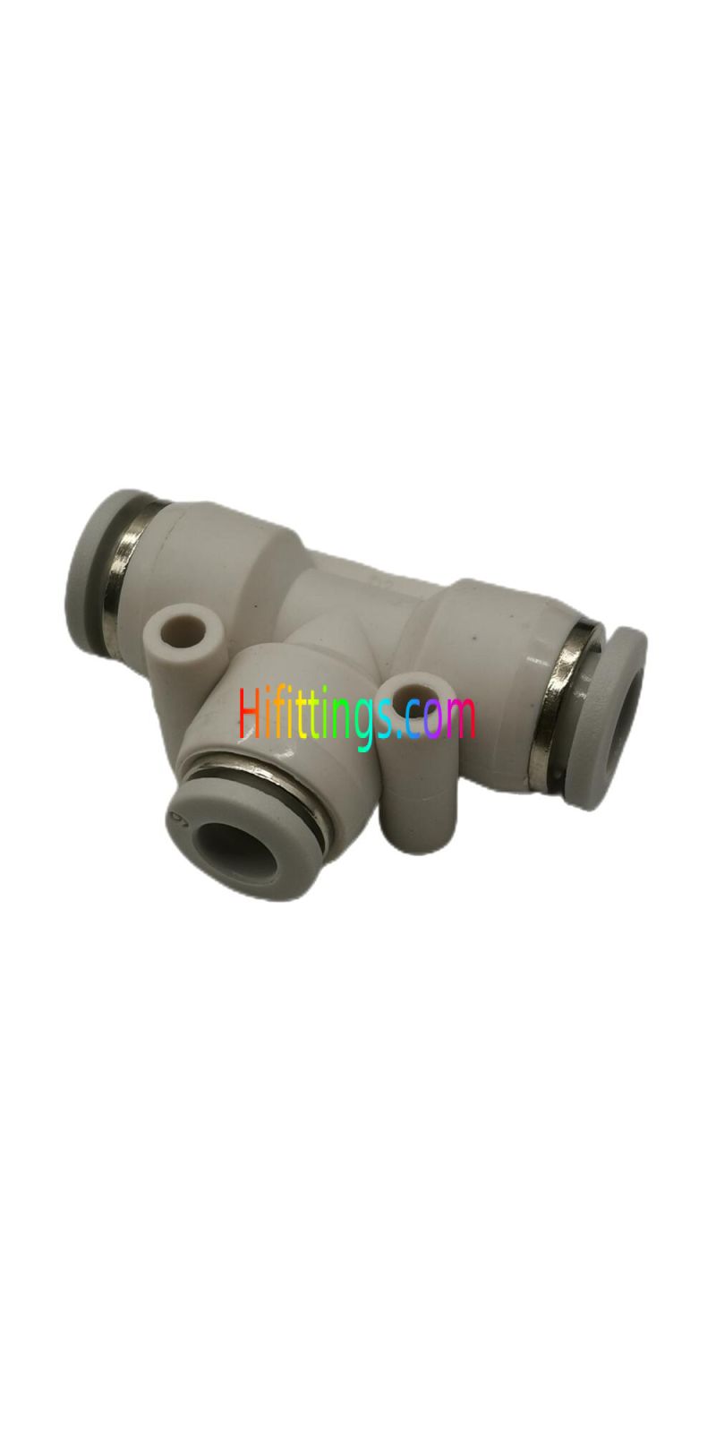 Different Diameter Tee Pneumatic Push-In Fitting PEG