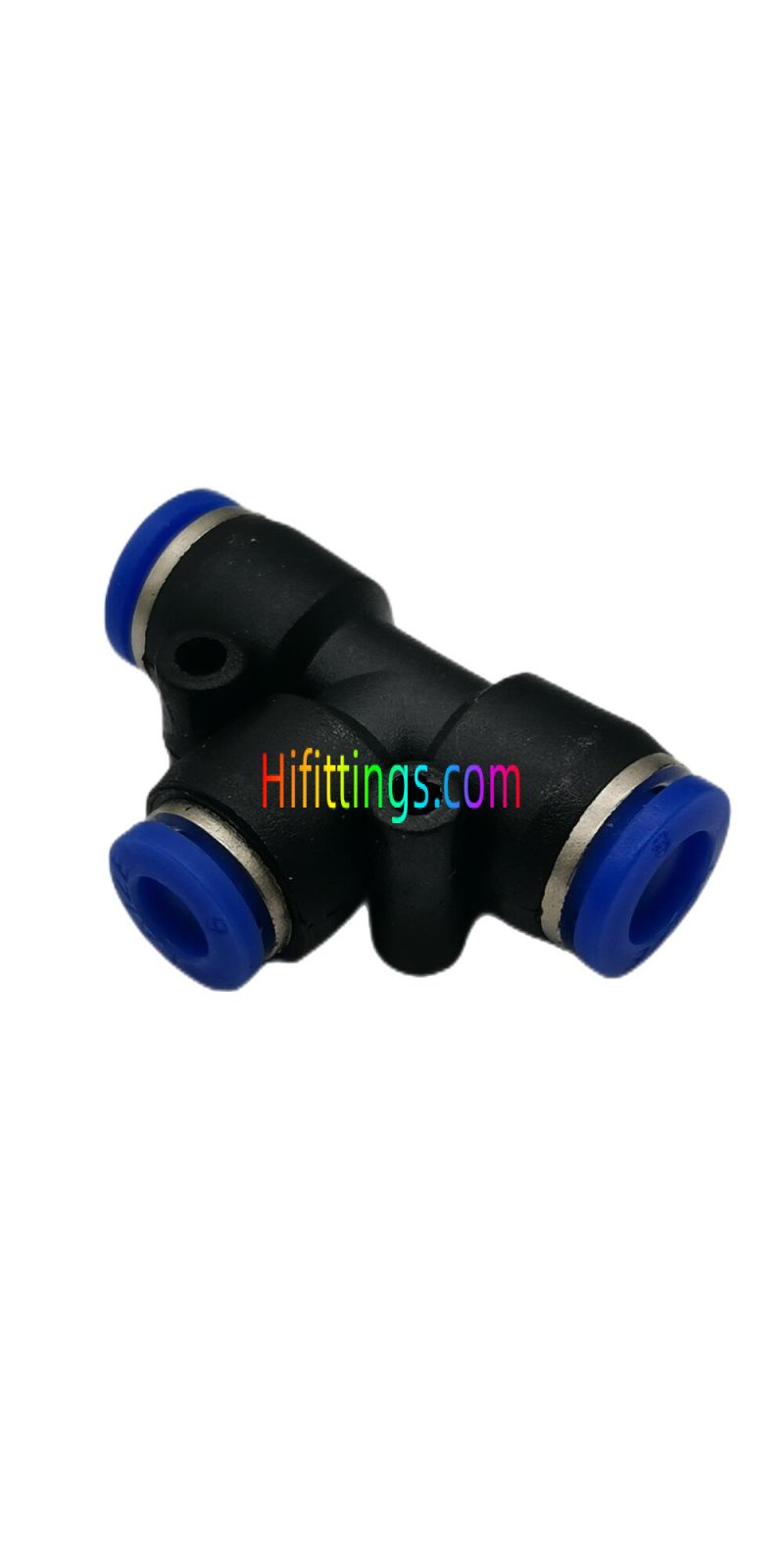 Different Diameter Tee Pneumatic Push-In Fitting PEG