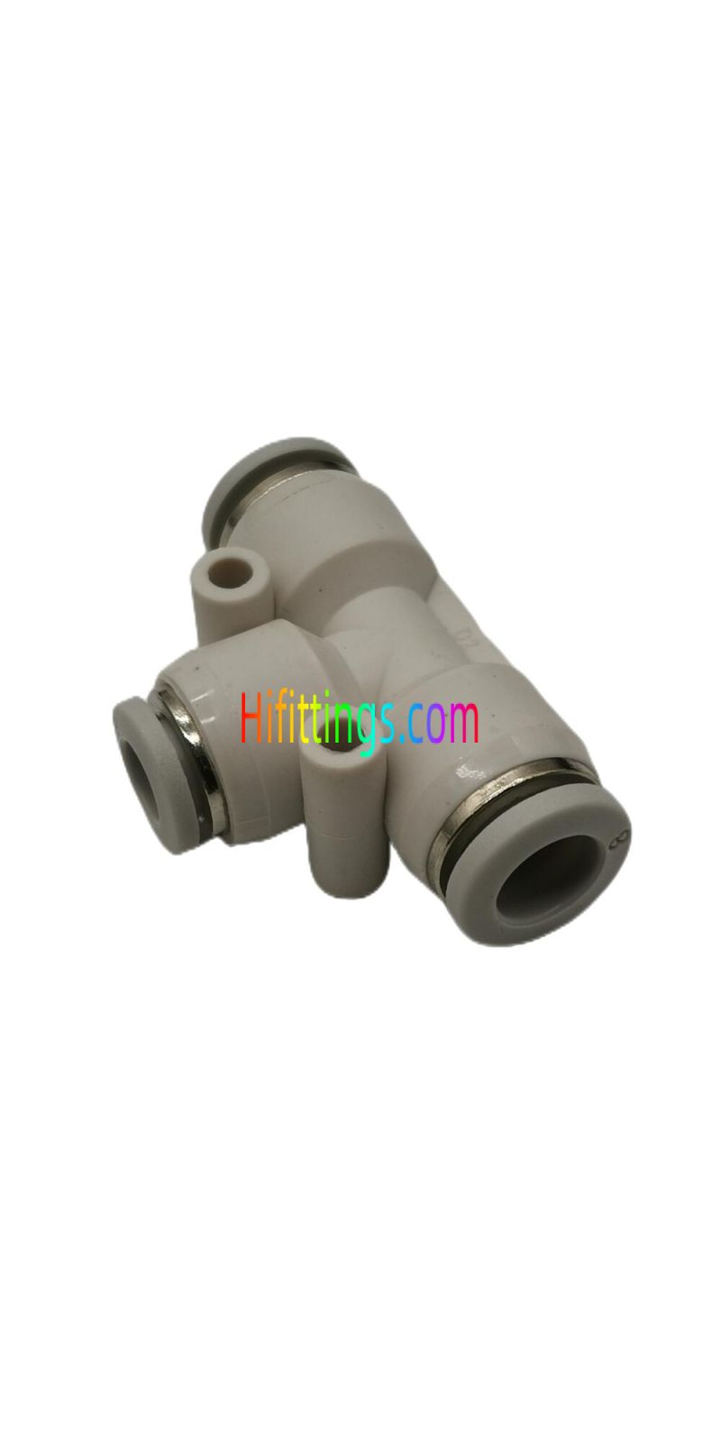 Different Diameter Tee Pneumatic Push-In Fitting PEG