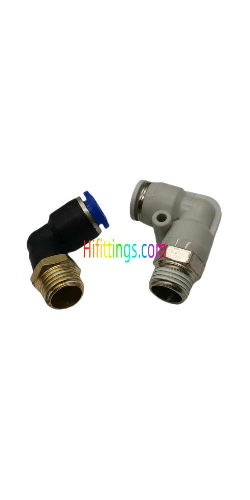 Male Elbow Pneumatic Push-In Fitting PL