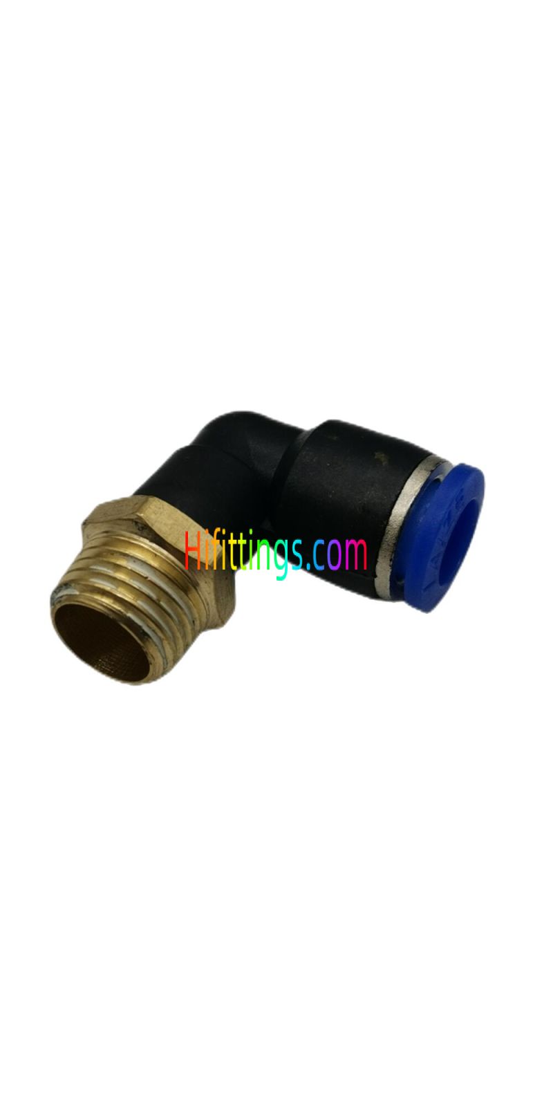 Male Elbow Pneumatic Push-In Fitting PL