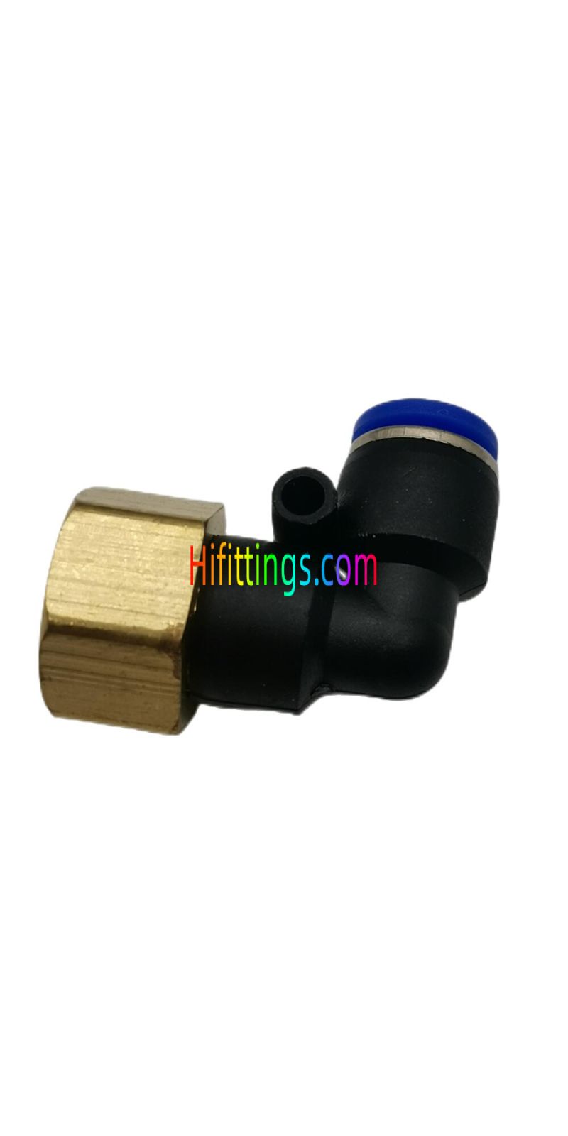 Female Elbow Pneumatic Push-In Fitting PLF