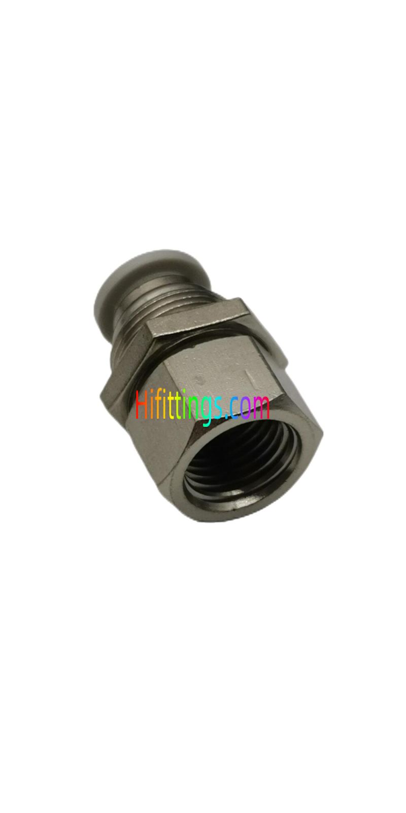 Bulkhead Female Connector Pneumatic Push-In Fitting PMF