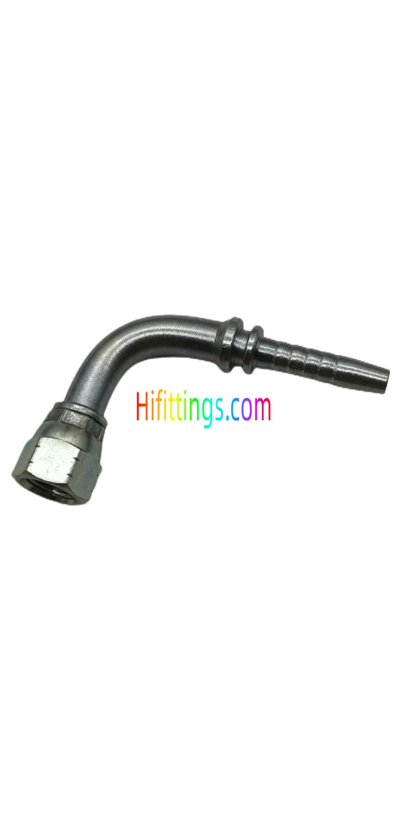 90° Elbow JIC Swivel Female 74° Cone Seat Swaged Hose Fitting 26791 