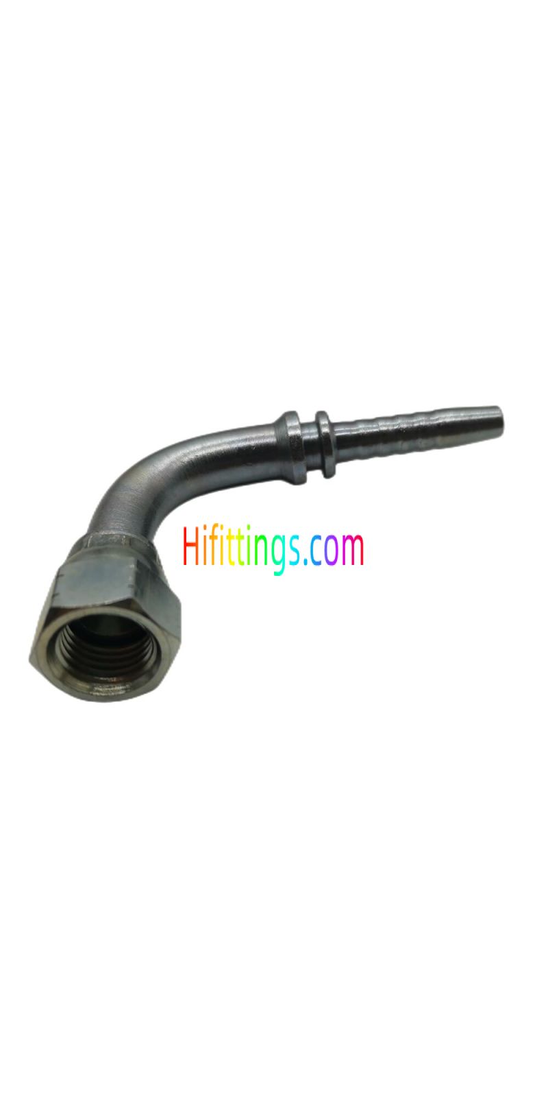 90° Elbow JIC Swivel Female 74° Cone Seat Swaged Hose Fitting 26791 