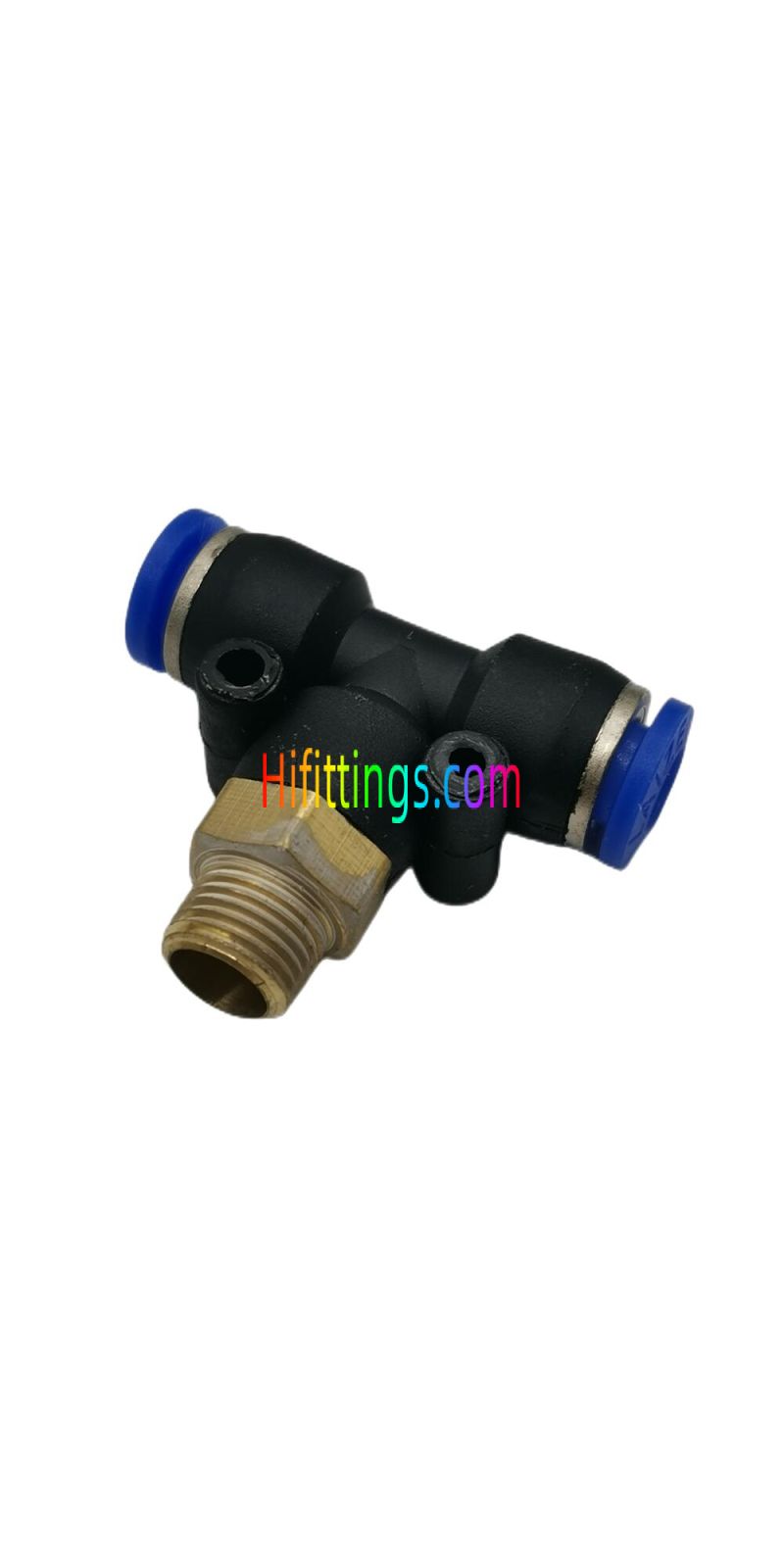 Тройник мужского ответвления пневматический вставной фитинг PB