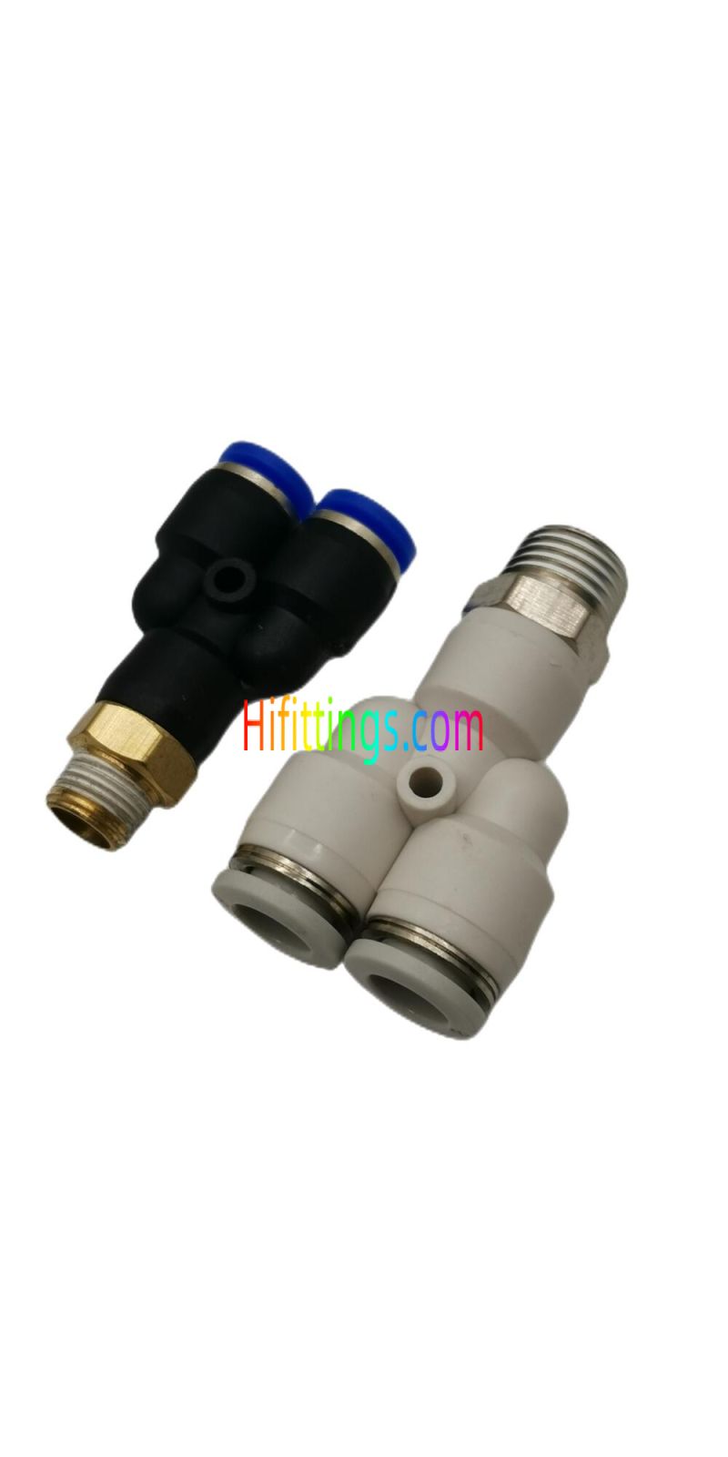 Филиал Y Пневматический вставной фитинг PX