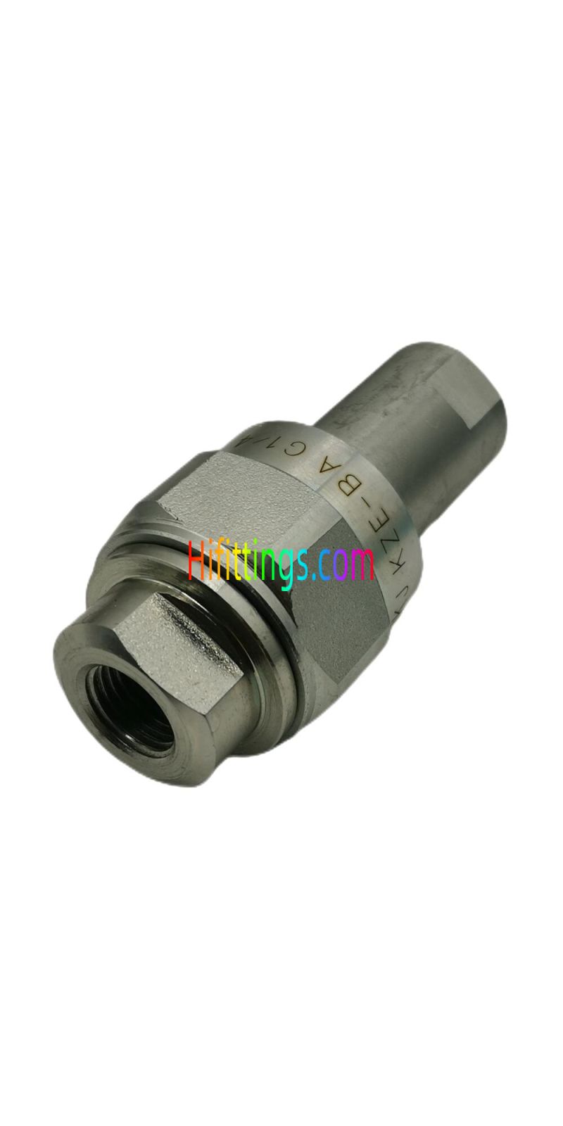 KZE-BA Hochdruck-Hydraulik-Schnellkupplung mit Gewindesicherung 