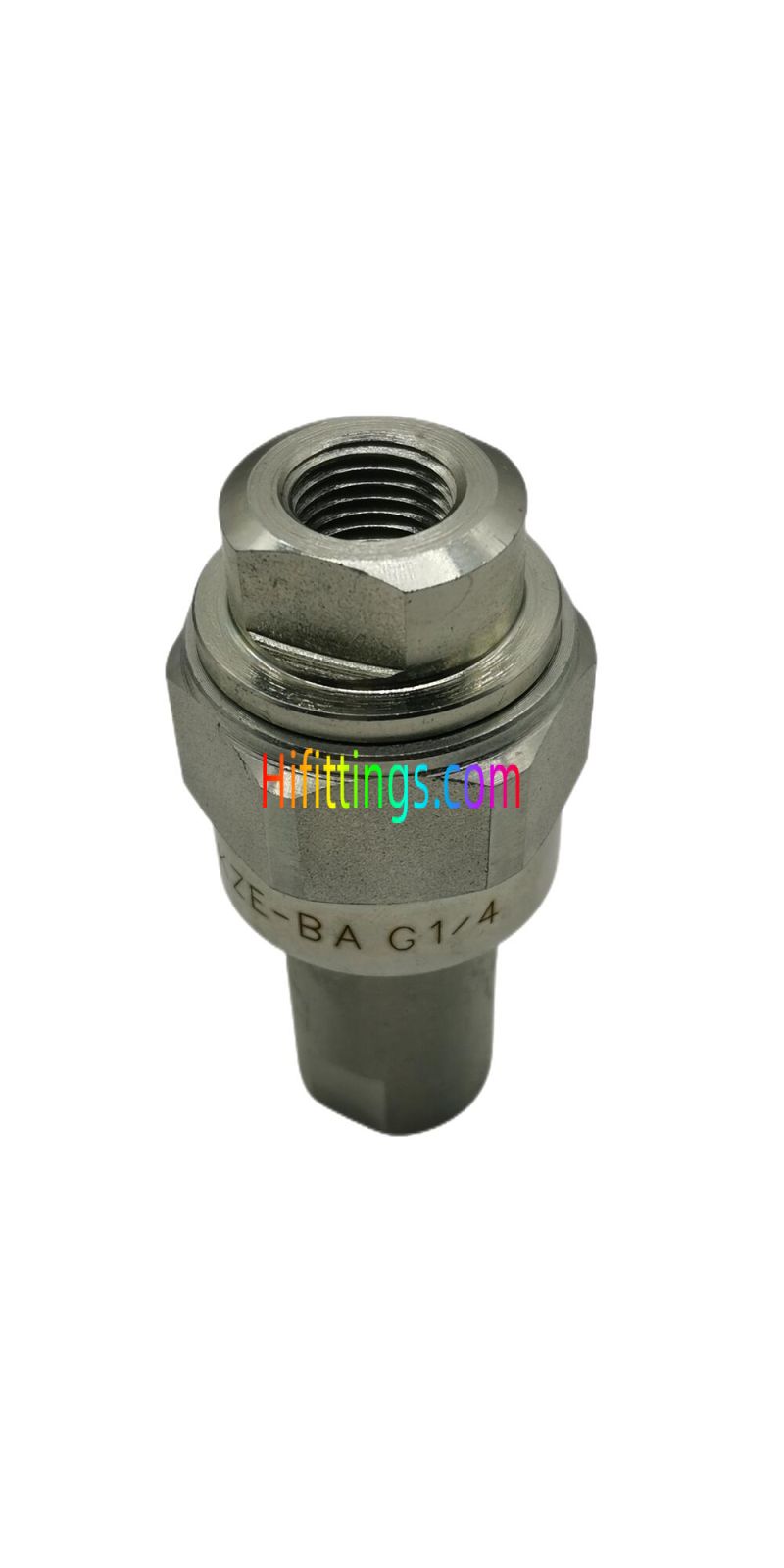 KZE-BA Hochdruck-Hydraulik-Schnellkupplung mit Gewindesicherung 