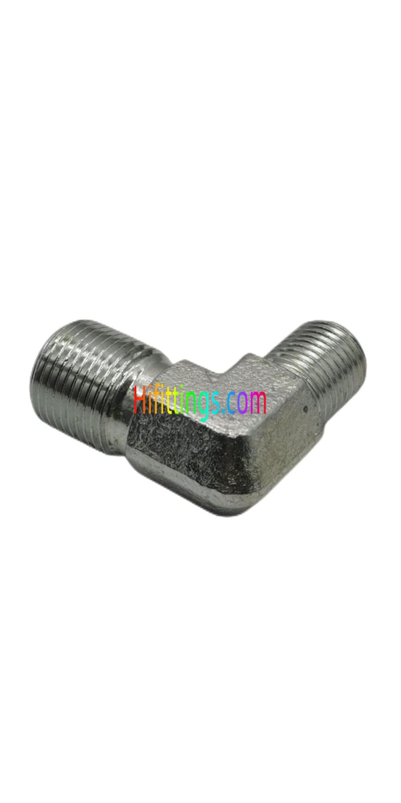 Raccordo a 90° BSP maschio 60° sede cono 1B9