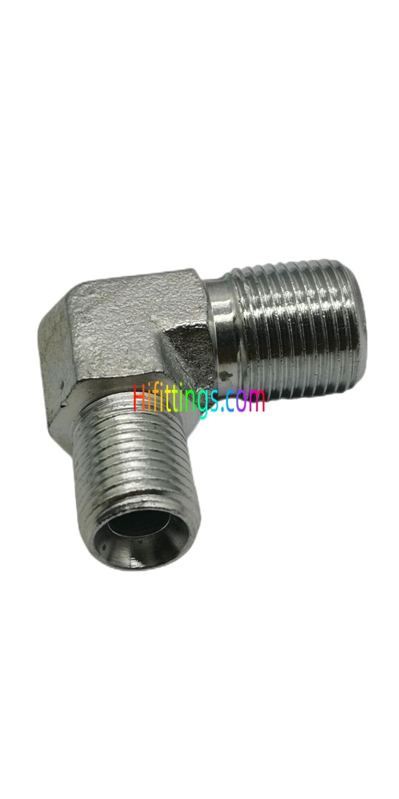 Raccordo a 90° BSP maschio 60° sede cono 1B9