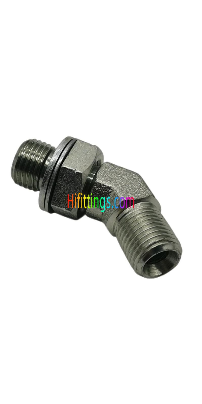 Raccordo a gomito a 45° BSP maschio regolabile 1BG4-OG