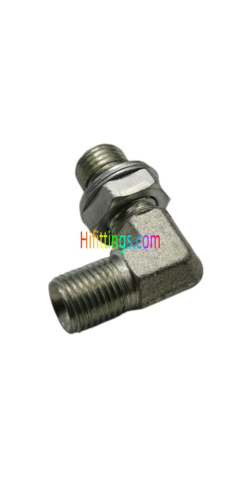 Raccordo a gomito a 90° BSP maschio regolabile 1BG9-OG