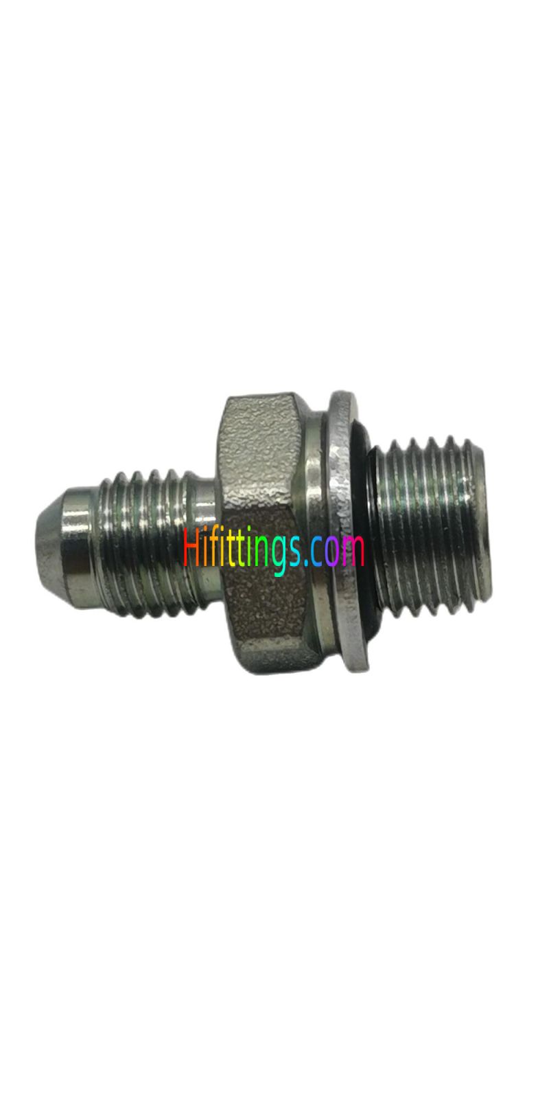 Raccordo per tubo svasato a cono da 74° BSP maschio a tenuta stagna JIC 1JB-WD