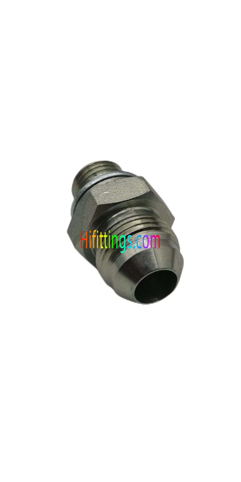 Raccordo tubo svasato maschio metrico diritto JIC 74° 1JH