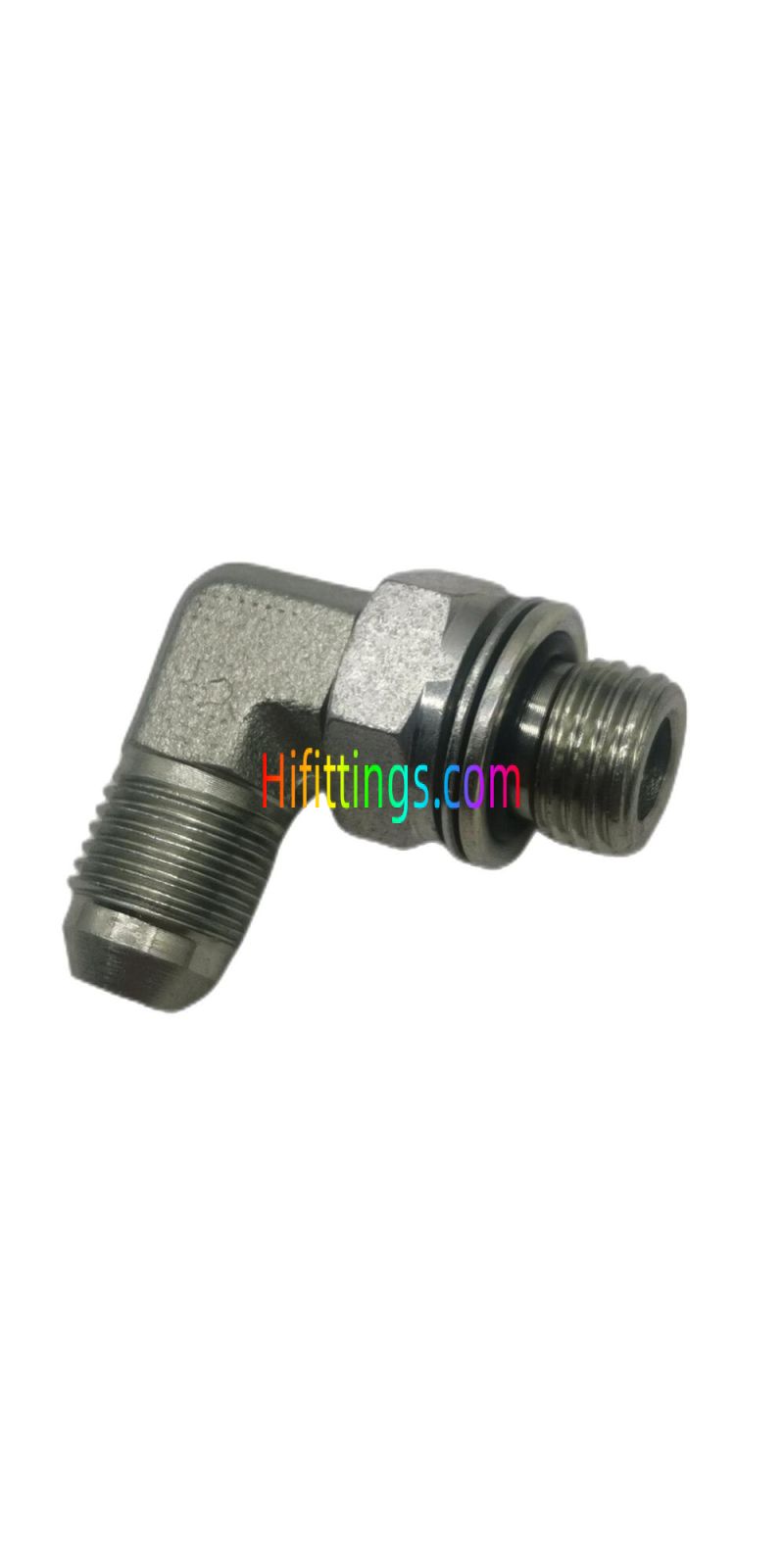 90 gomito maschio metrico JIC maschio 74° cono svasato raccordo tubo 1JH9-OG