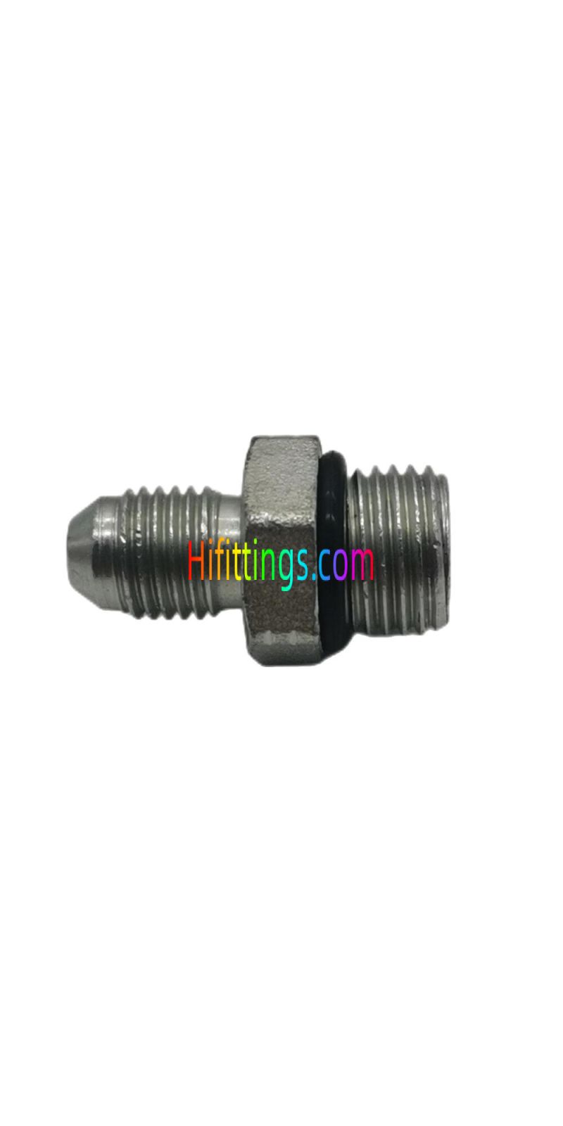 Raccordo tubo svasato a cono maschio 74° JIC O-Ring SAE diritto 1JO