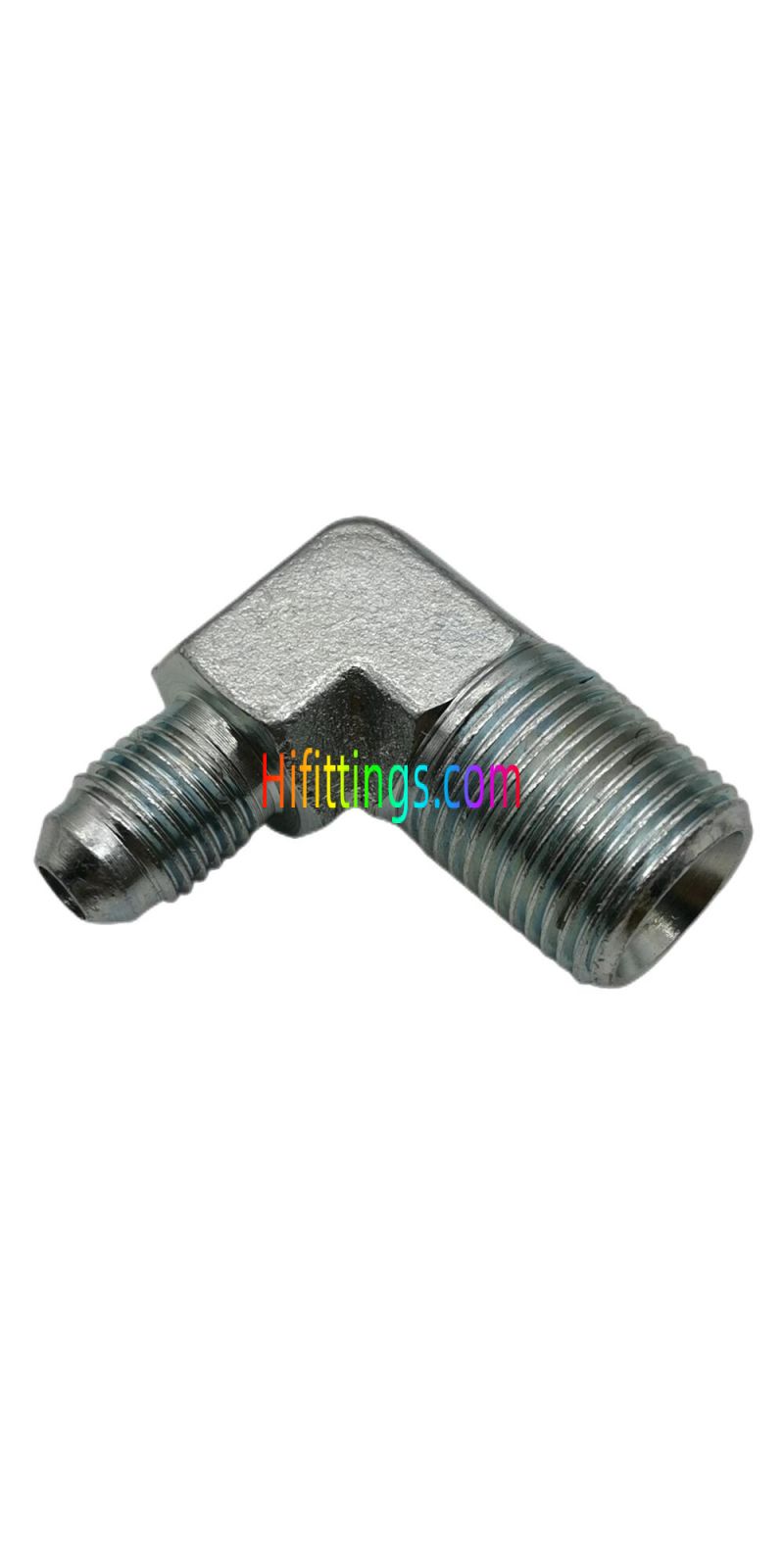 Raccordo a 90° BSPT maschio JIC maschio 74° cono svasato 1JT9-SP