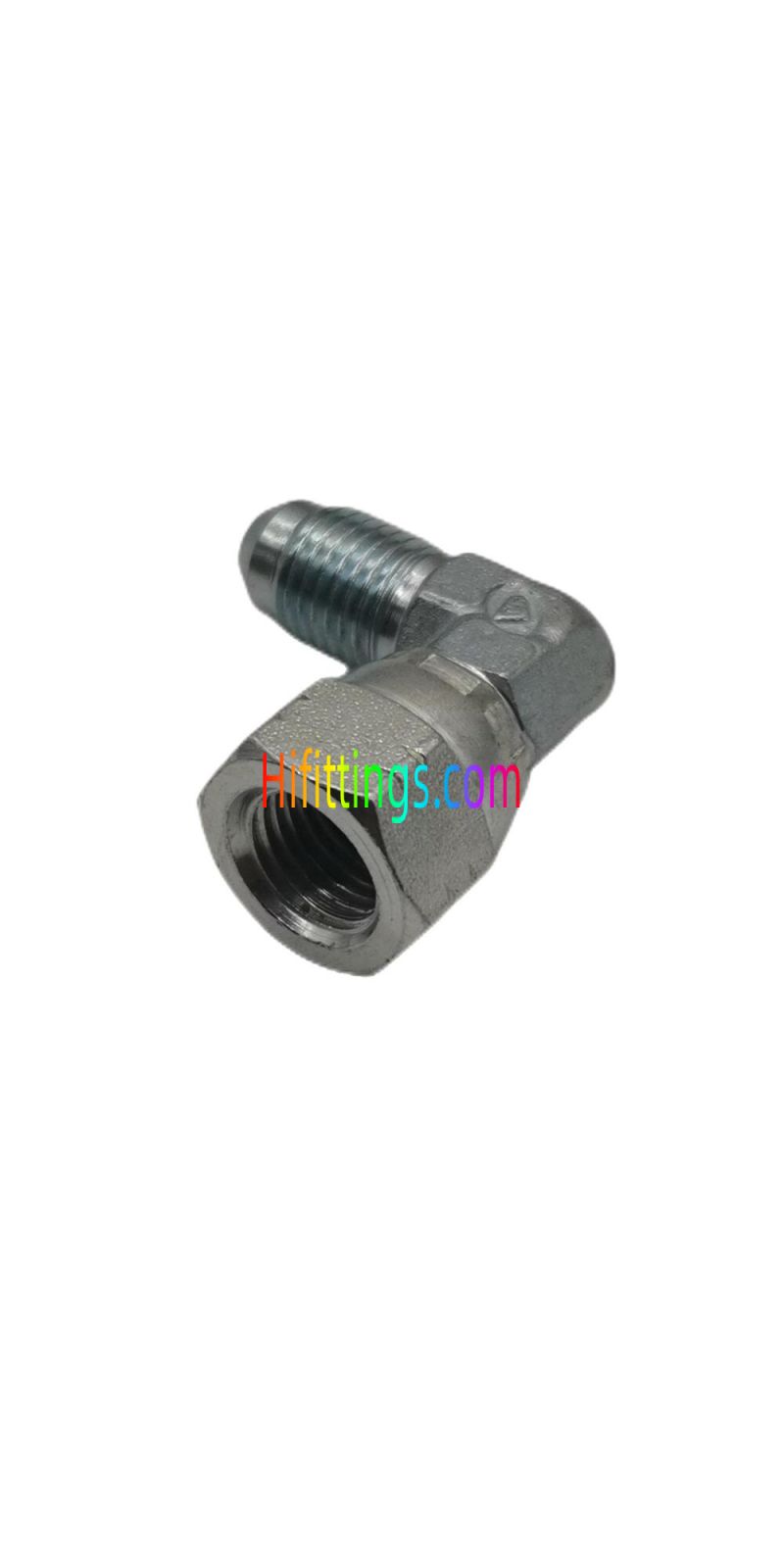 Gomito 90° JIC maschio 74° Cono JIC femmina 74° Sede raccordo tubo svasato 2J9 