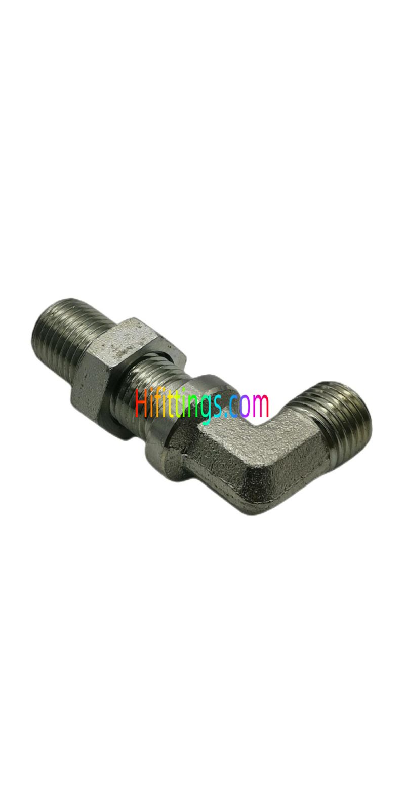Raccordi per tubi a 90° con gomito metrico maschio morso tipo Bulkhead 6C9/6D9