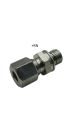 Straight  Metric Male Stud End Bite Type Tube Fittings 1CH/1DH