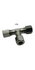 Metric Male Bite Type Equal Tee Tube Fittings AC/AD