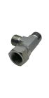 ORFS Male O-Ring ORFS Female Run Tee Fittings CF