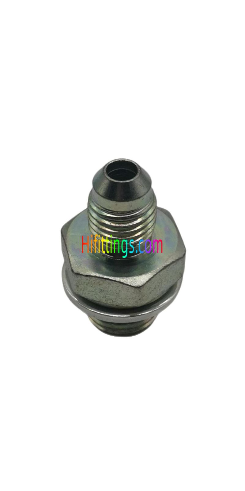 Racor para tubo acampanado con junta tórica macho BSP / JIC macho con asiento de 74 grados 1JB-WD