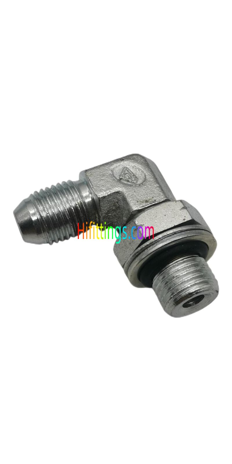 Codo de 90° BSP macho con junta tórica JIC macho 74° abocardado 1JG9-OG