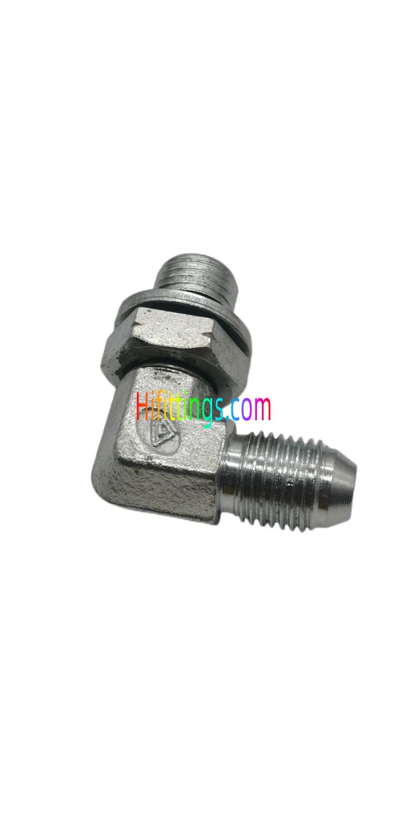 Codo de 90° BSP macho con junta tórica JIC macho 74° abocardado 1JG9-OG