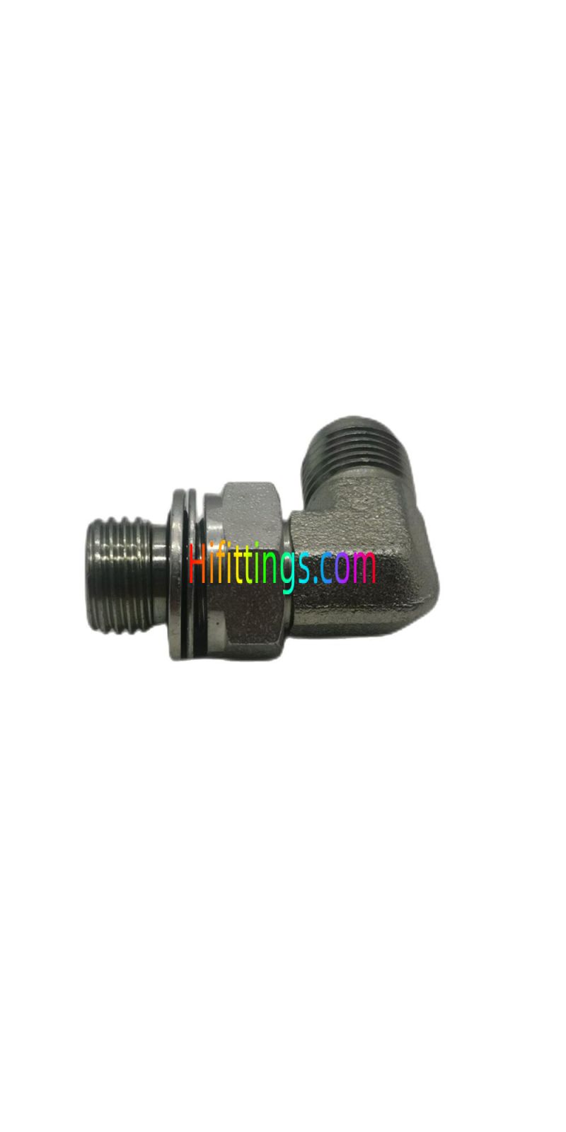 Racor Codo 90 Métrico Macho JIC 74° Cono Abocardado 1JH9-OG