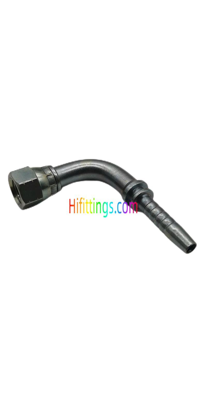 90° Elbow JIC Swivel Female 74° Cone Seat Swaged Hose Fitting 26791 