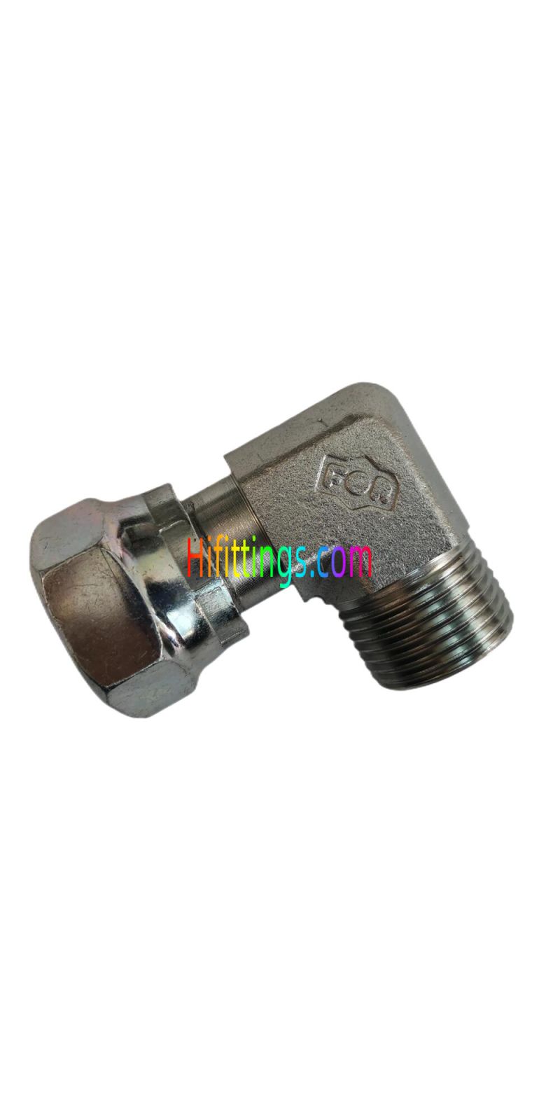 Codo de 90° ORFS macho con junta tórica ORFS hembra 2F9